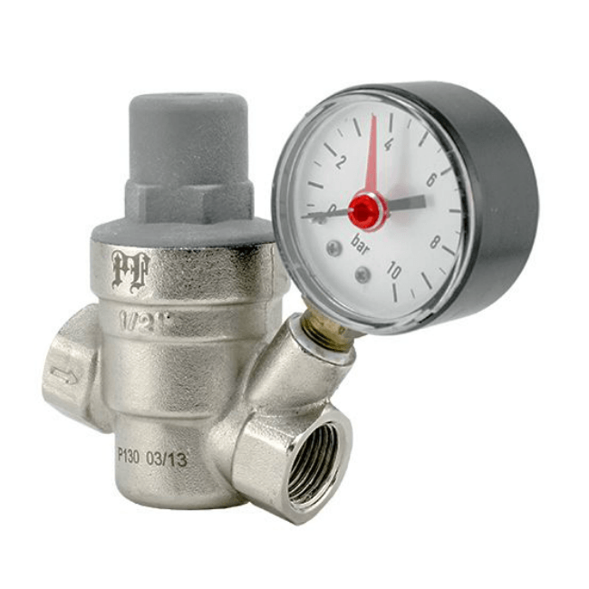 Редуктор давления воды с манометром 1/2\" г/г ProFactor купить в Минске ...